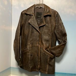 Mauritius Distressed leather jacket men’s size S